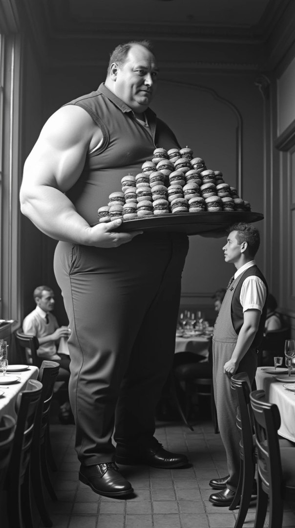 That's a lot of burgers for a fat man