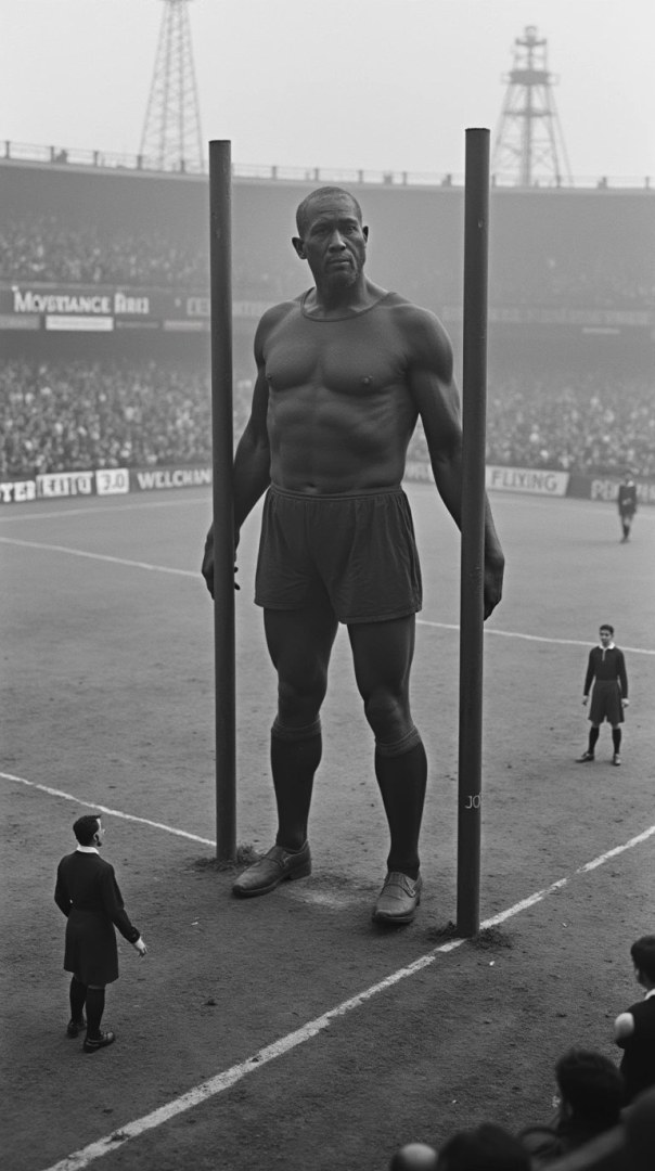 A huge African man