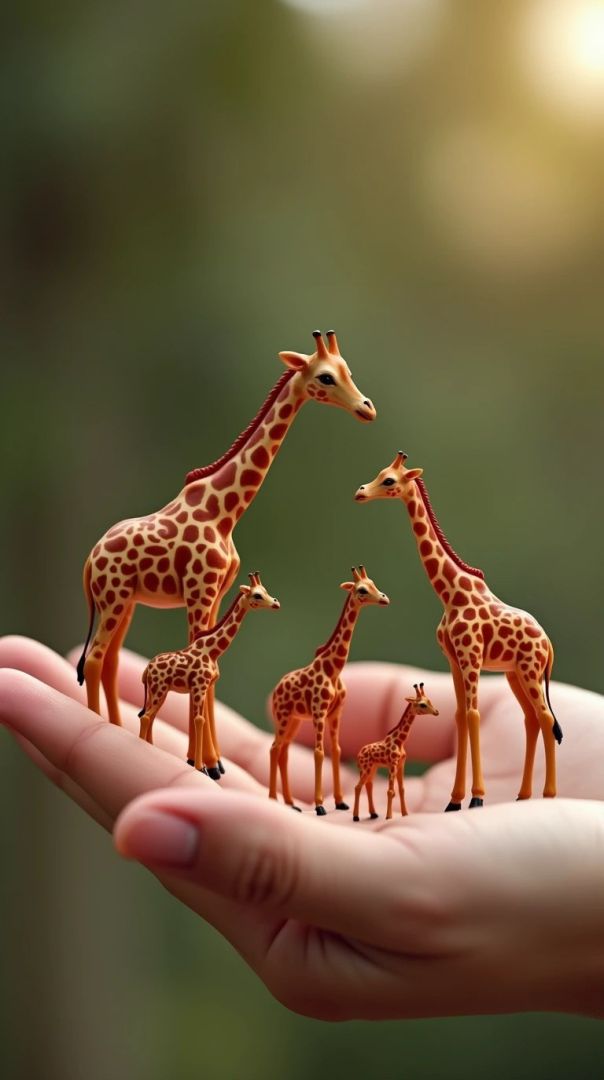 Mini giraffes